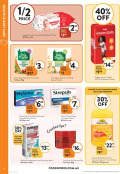 Foodworks catalogue - valid from 23.07.2025 | Page: 28 | Products: Beef, Nappies, Iron, Vitamin