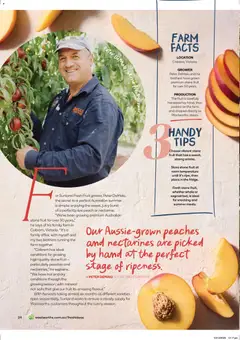 Preview of Woolworths Fresh Ideas Magazine - valid from 14.01.2026 | Page: 24 | Products: Peach