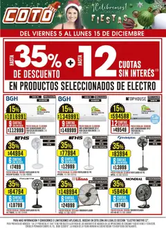 Vista previa Coto - Electro Motivo válido desde el 05.12.2025