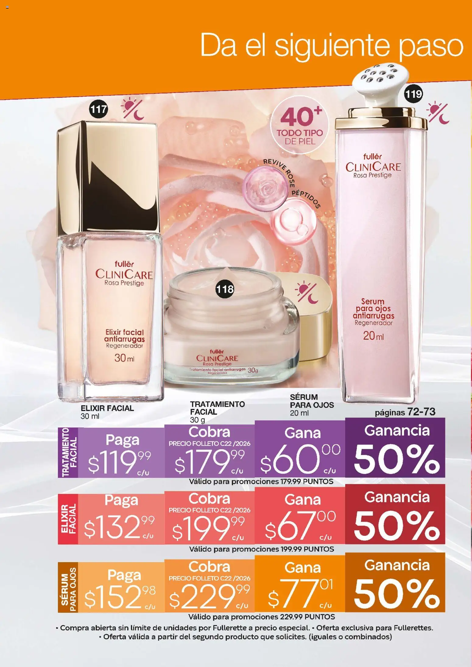 Nuevas ofertas de Fuller válidas en toda la República Mexicana desde el 04.02.2026. ¡Encuentra las mejores ofertas en Fuller Revista Gana Más C22! | Página: 14