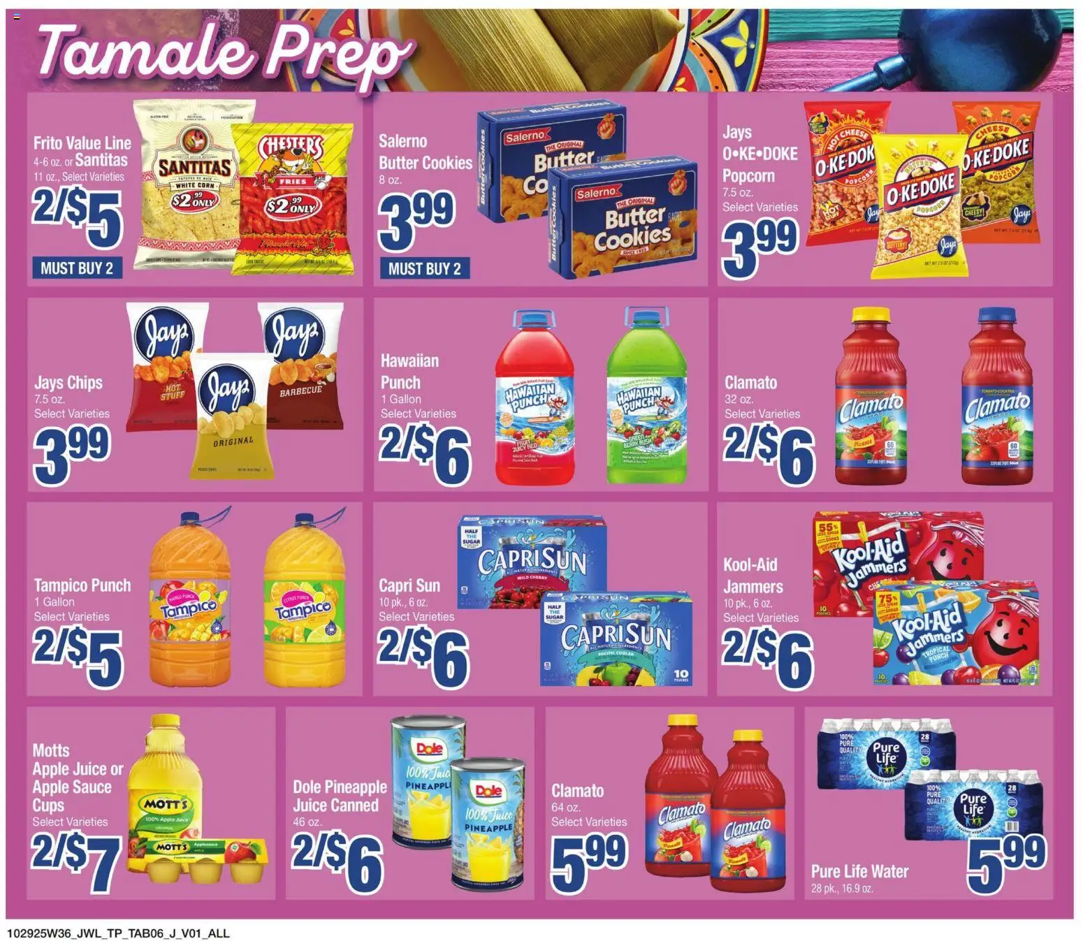 Jewel Osco Specialty Publication - valid from 29.10.2025 | Page: 6 | Products: Bed, Corn, Juice, Sauce