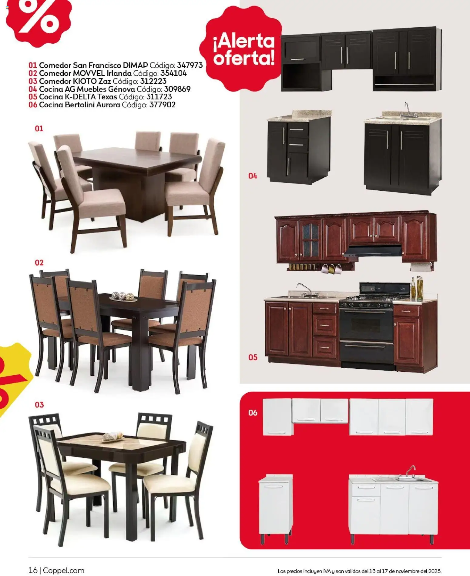 Nuevas ofertas de Coppel válidas en toda la República Mexicana desde el 13.11.2025. ¡Encuentra las mejores ofertas en Coppel Buen Fin! | Página: 17 | Productos: Cocina
