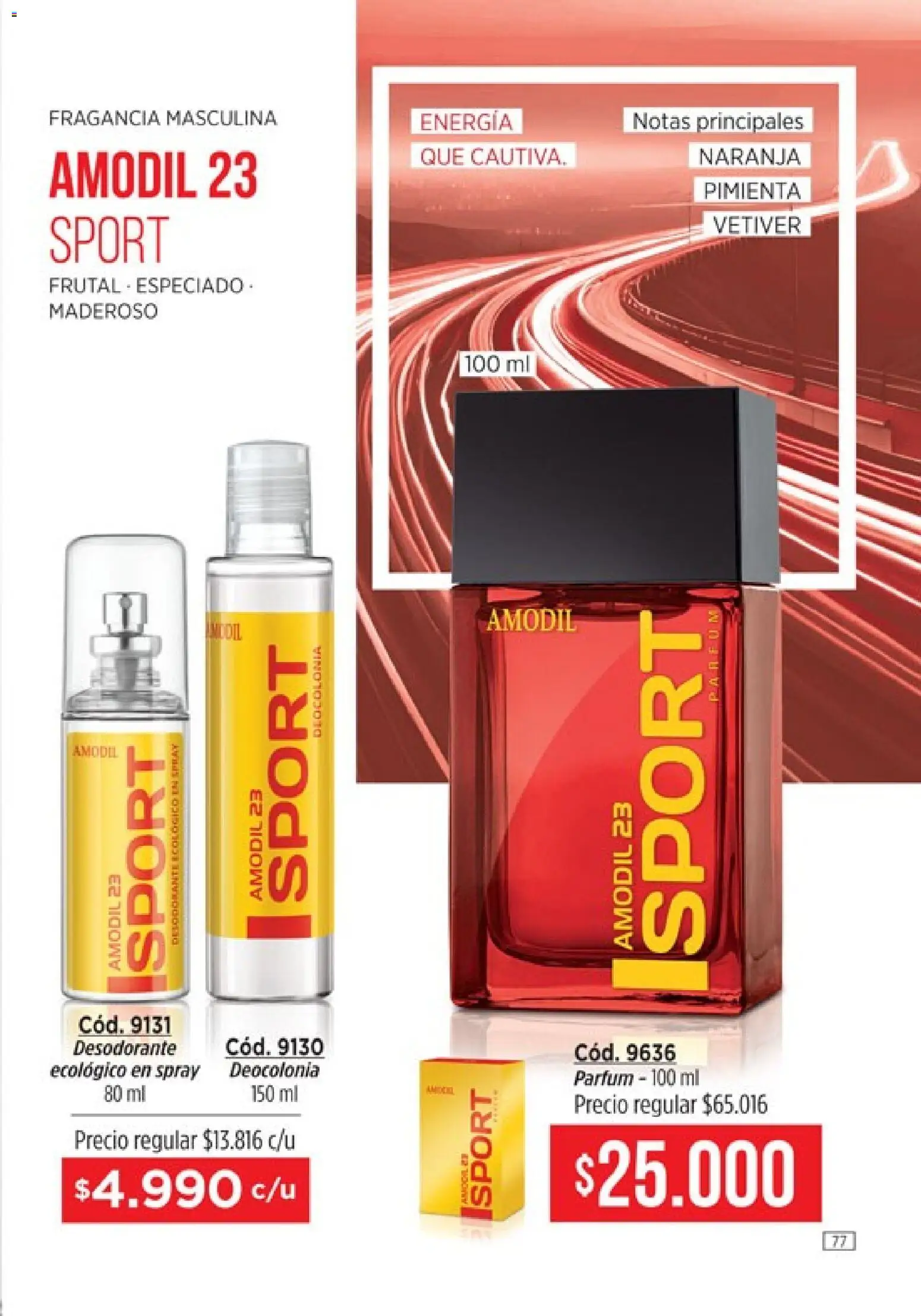 Catálogo Amodil Campaña 5 │ válido desde el 01.03.2026 | Página: 77 | Productos: Fragancia, Pimienta, Desodorante