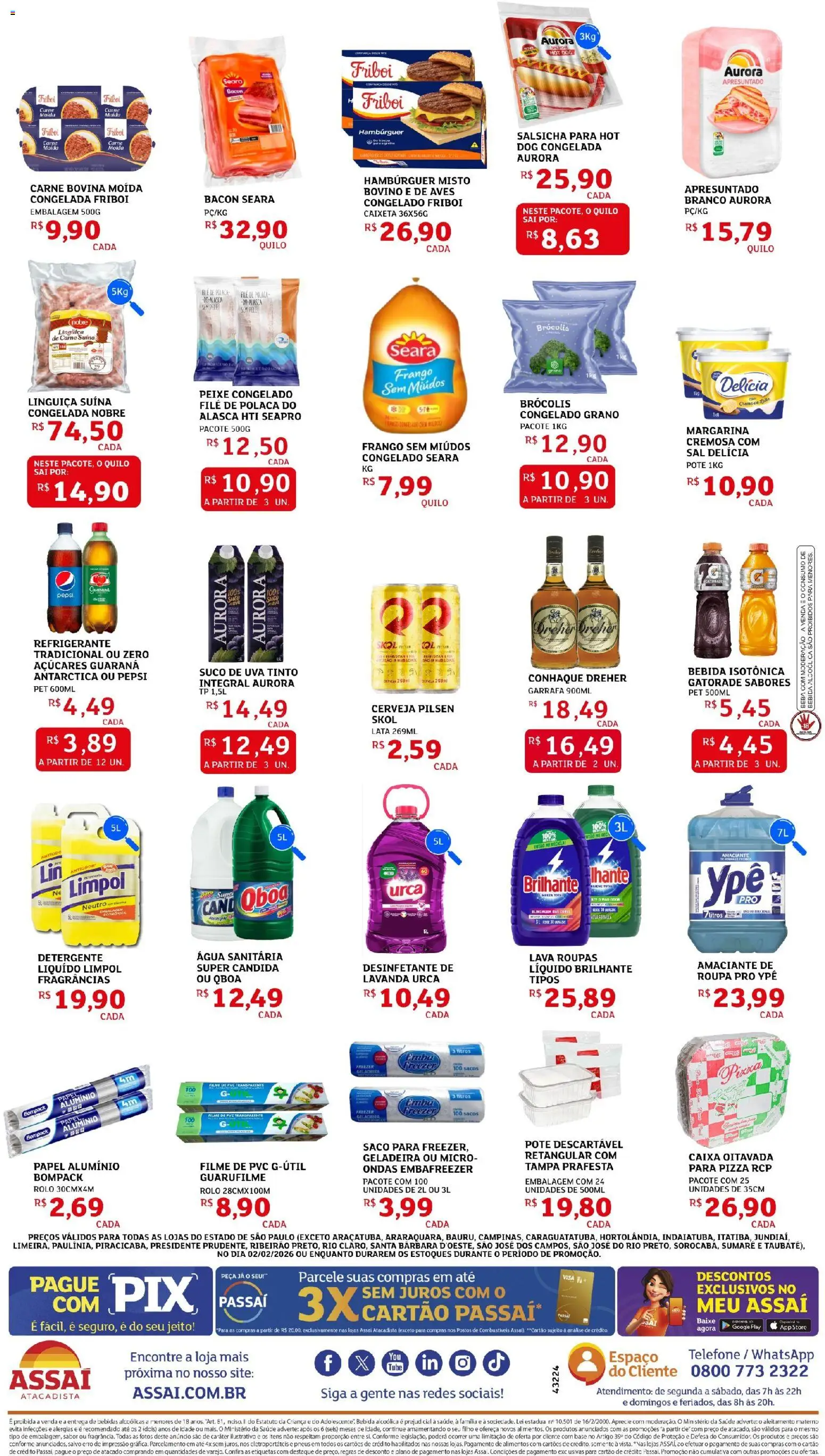 Assaí Atacadista Folheto - válido de 02.02.2026 | Página: 2