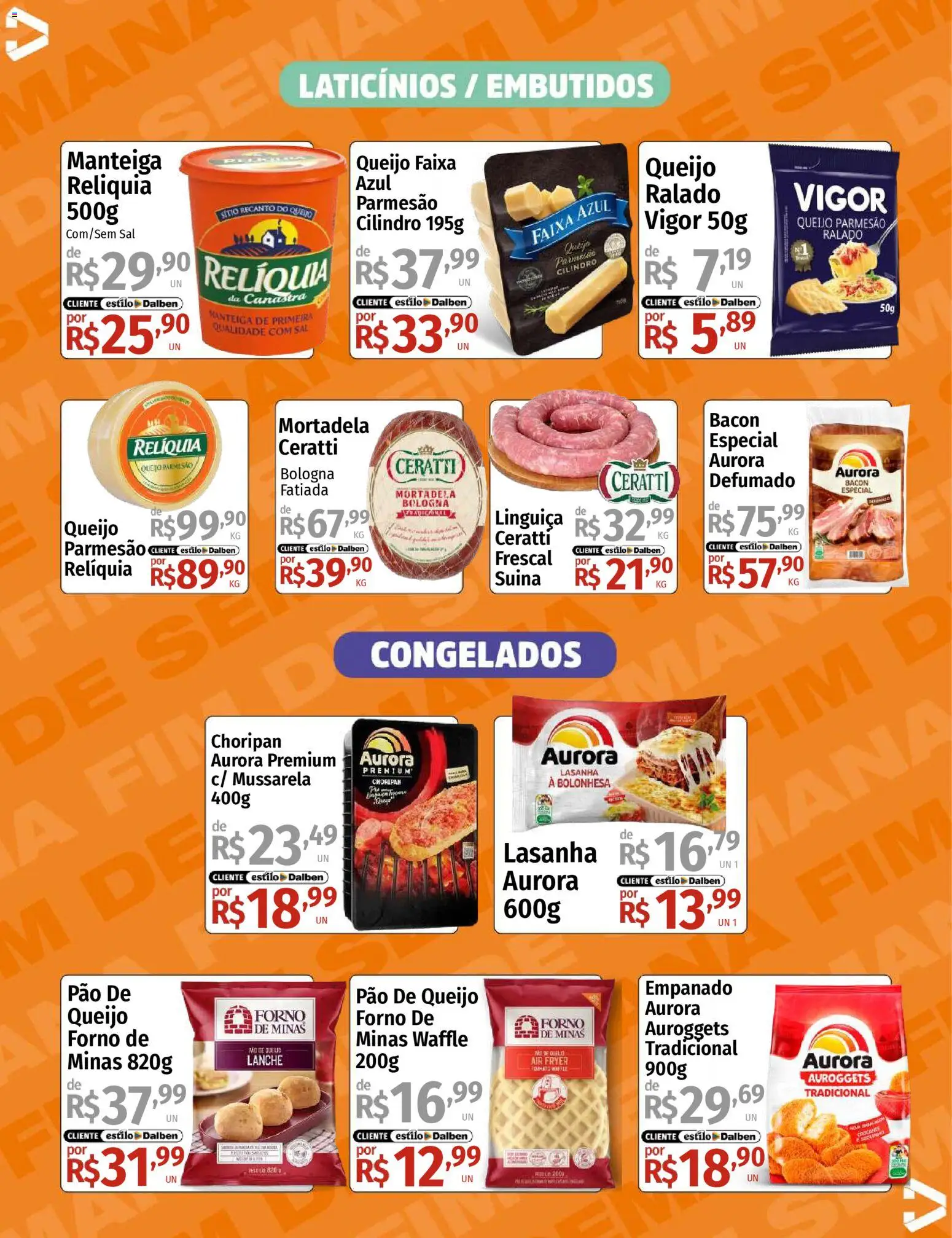Supermercado Dalben Folheto - válido de 27.02.2026 | Página: 10 | Produtos: Forno, Queijo, Mortadela, Queijo parmesão