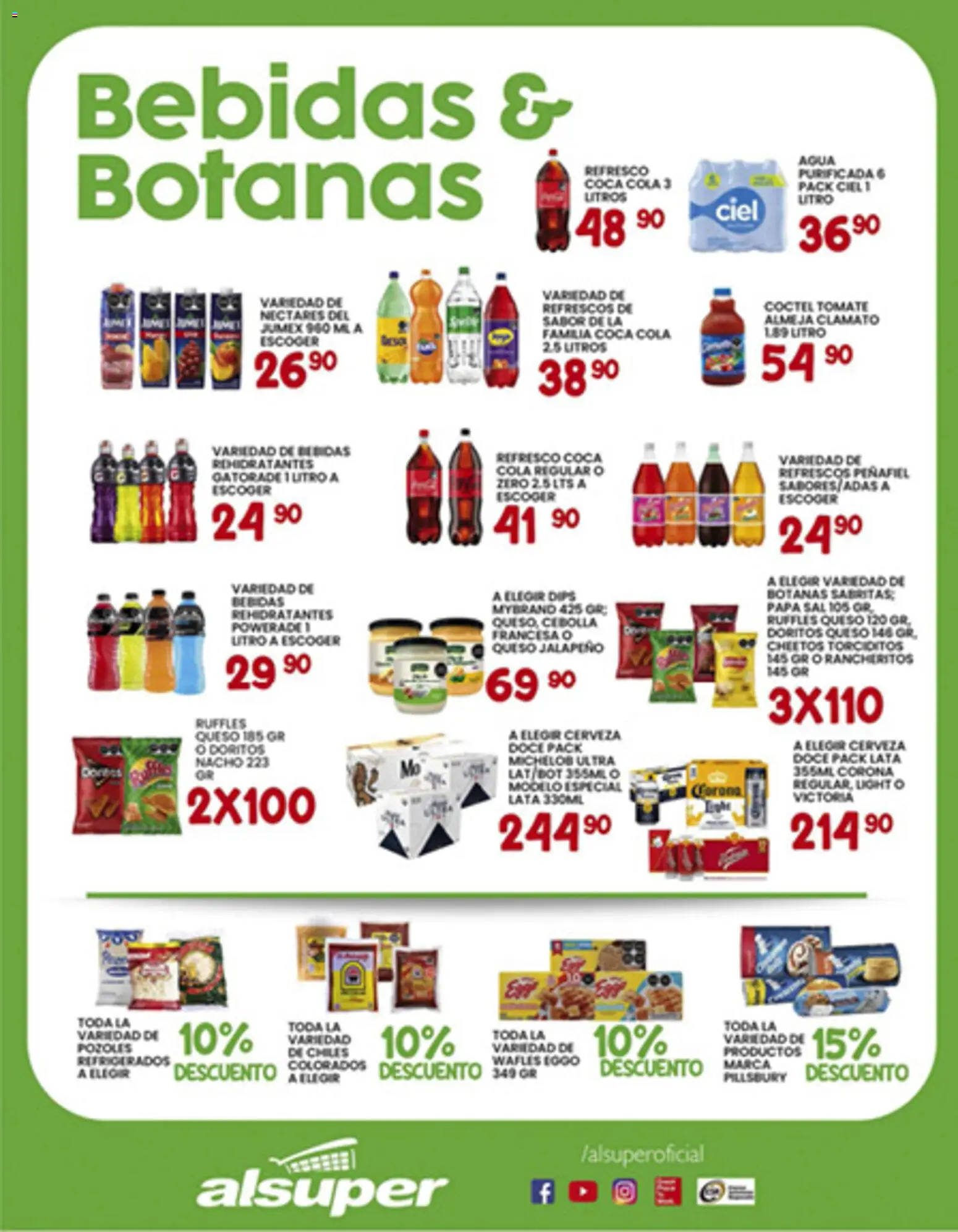 Nuevas ofertas de Alsuper válidas en toda la República Mexicana desde el 02.01.2026. ¡Encuentra las mejores ofertas en Alsuper folleto Zacatecas! | Página: 3 | Productos: Cebolla, Papa, Tomate, Queso