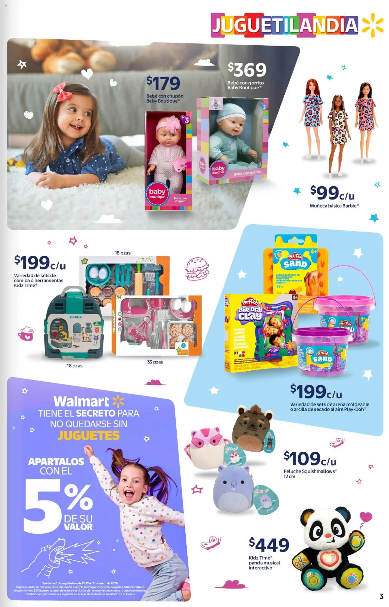 Nuevas ofertas de Walmart válidas en toda la República Mexicana desde el 20.11.2025. ¡Encuentra las mejores ofertas en Walmart folleto Tan grande como su imaginación! | Página: 3