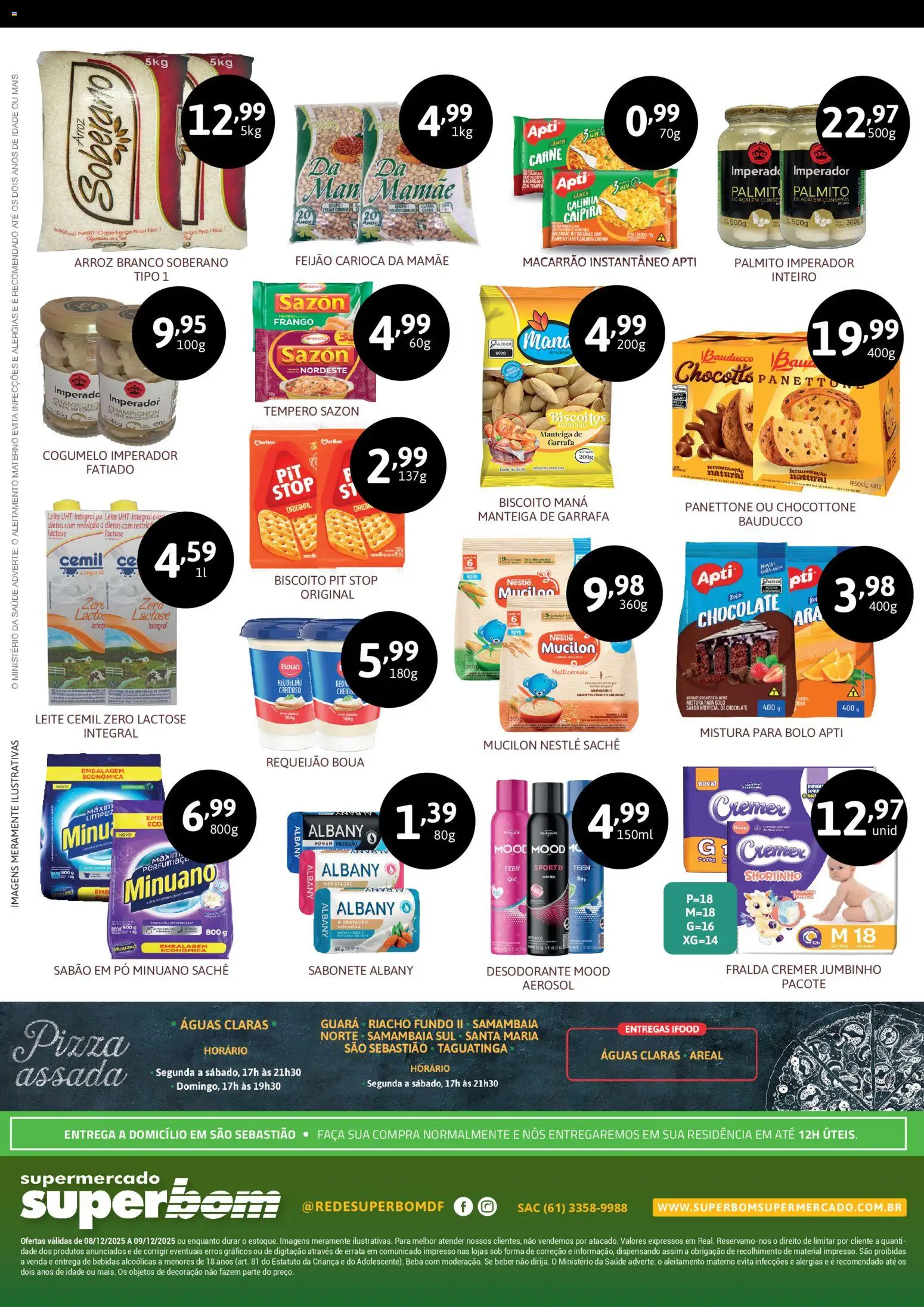 Superbom Folheto - válido de 08.12.2025 | Página: 2 | Produtos: Feijão, Chocolate, Pizza, Requeijão