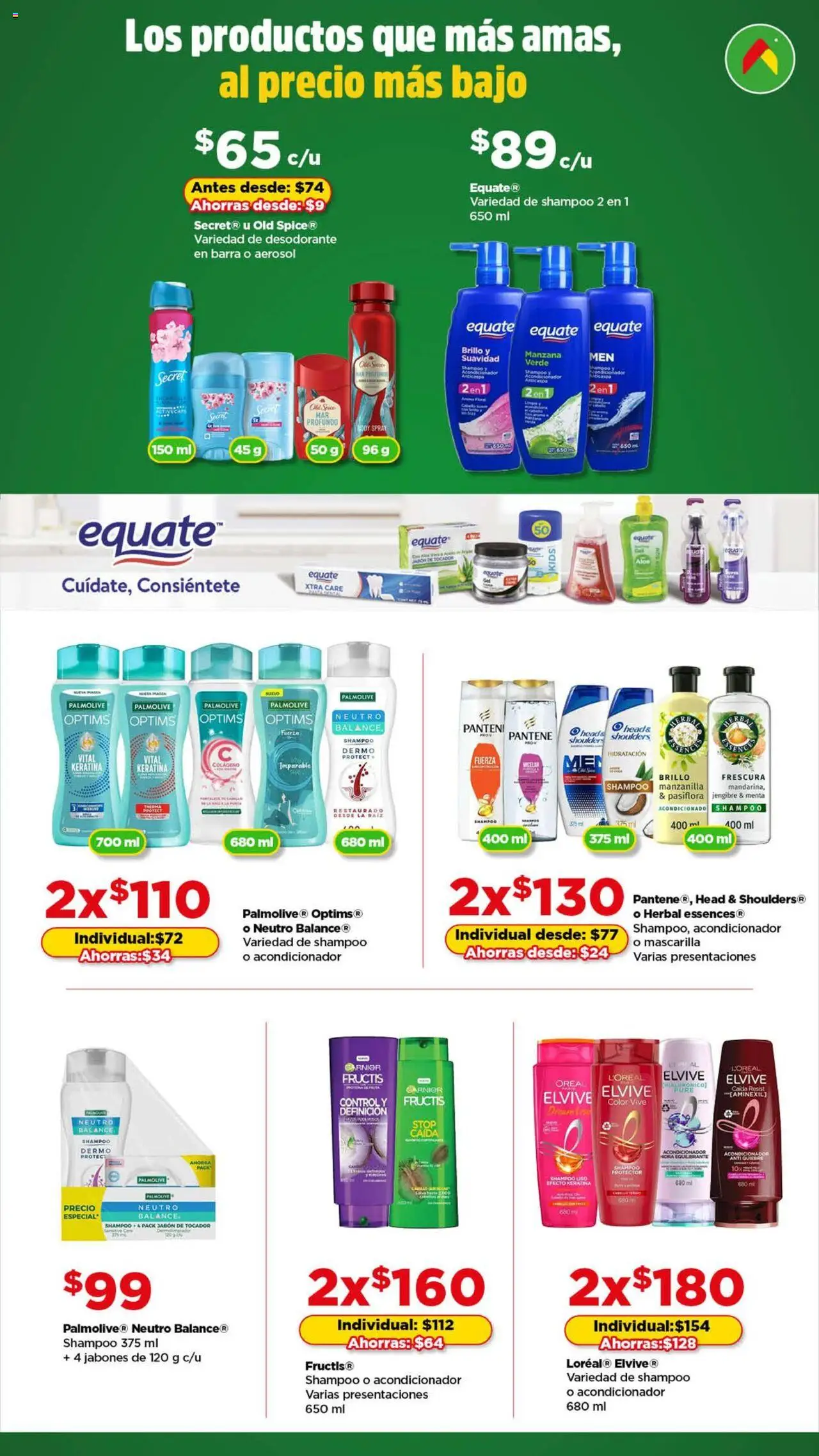 Nuevas ofertas de Bodega Aurrerá válidas en toda la República Mexicana desde el 17.09.2025. ¡Encuentra las mejores ofertas en Bodega Aurrerá - Folleto Tu rutina de las mañanas! | Página: 4 | Productos: Desodorante, Brillo, Barra, Body