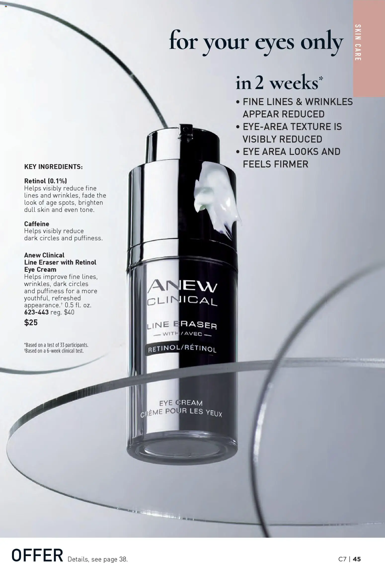 Avon Brochure - valid from 25.03.2026 | Page: 45 | Products: Eraser, Eye Cream, Cream