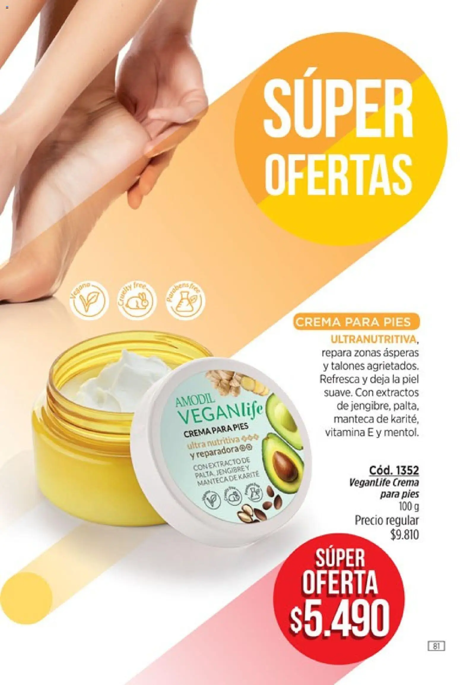 Catálogo Amodil Campaña 6 │ válido desde el 04.03.2026 | Página: 81 | Productos: Palta, Manteca, Crema