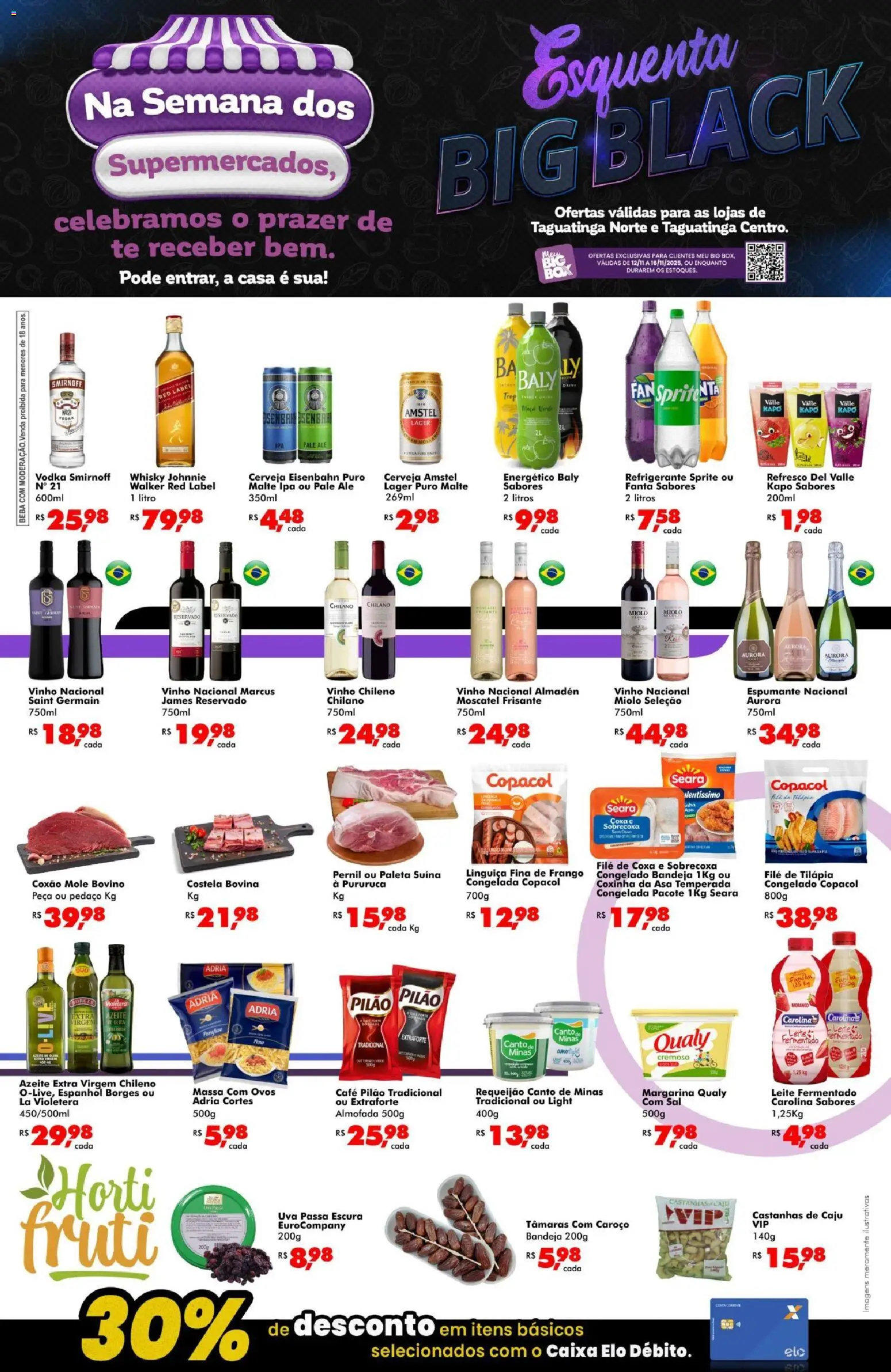 Big Box Folheto - válido de 12.11.2025 | Página: 1 | Produtos: Espumante, Tilápia, Frango, Uva passa