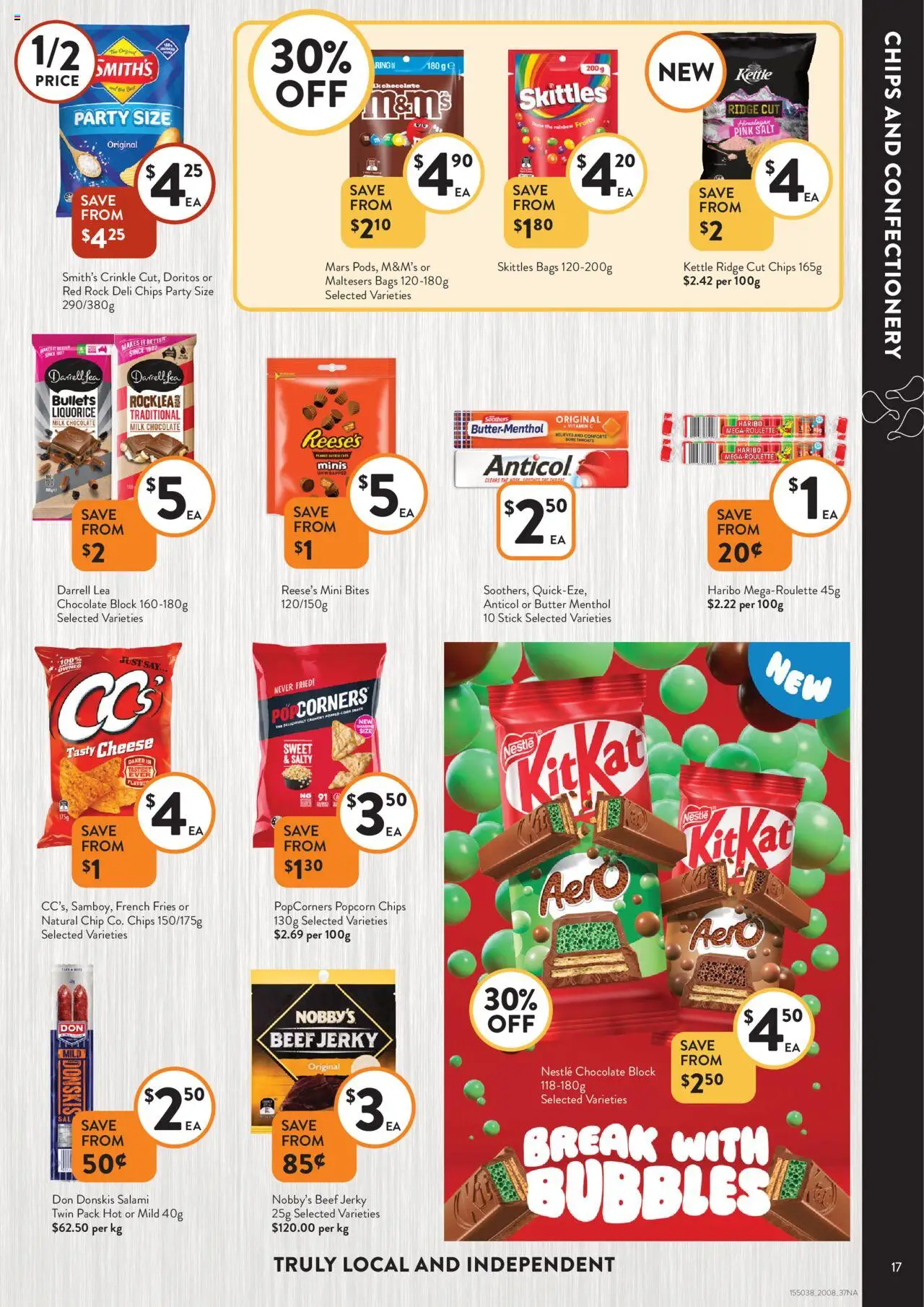 Foodworks catalogue - valid from 20.08.2025 | Page: 17 | Products: Cheese, Chocolate, Kettle, Vitamin