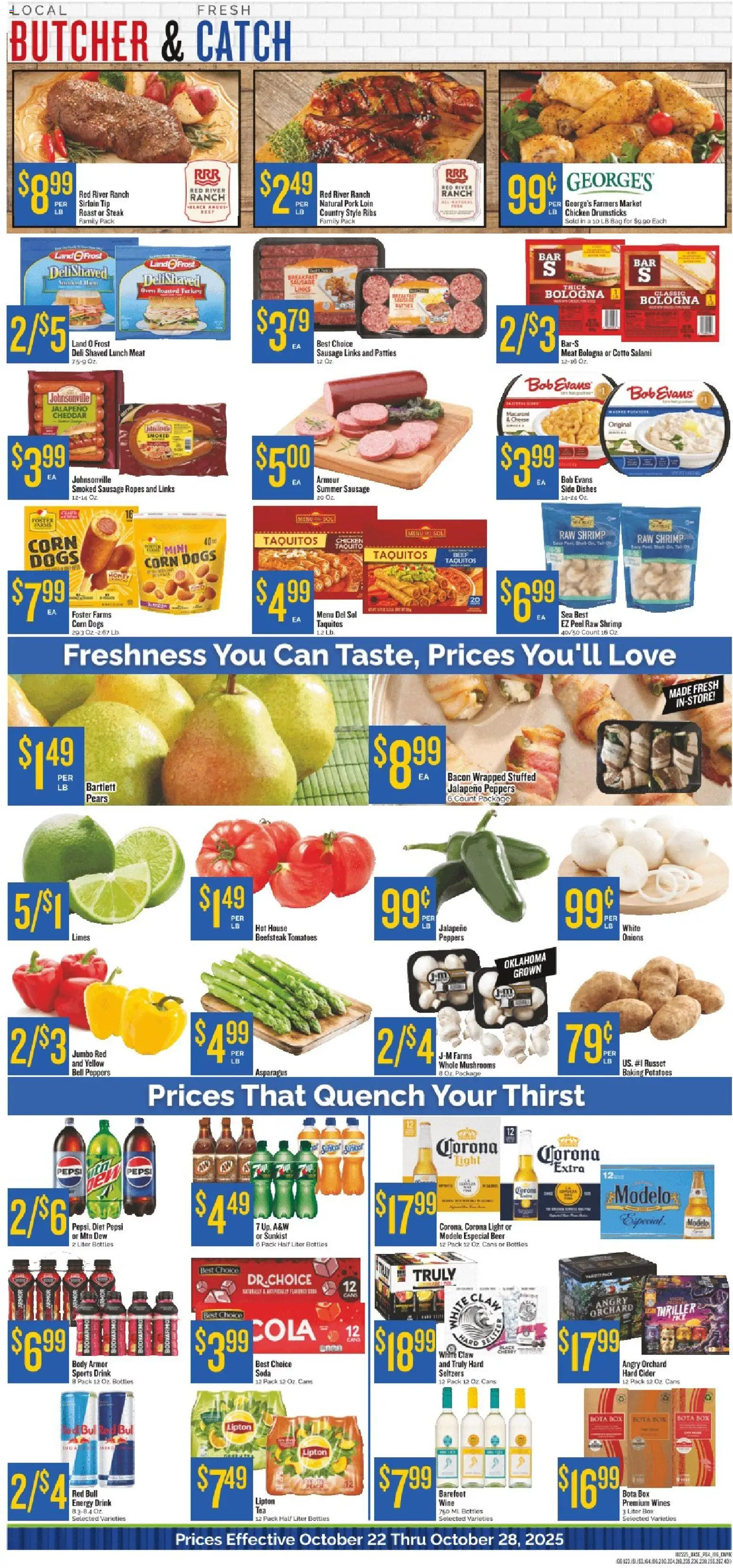 Homeland Weekly Ad - valid from 22.10.2025 | Page: 4 | Products: Corn, Beer, Tomatoes, Oven