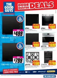 Preview of The Good Guys Catalogue  - valid from 18.02.2026 | Page: 8 | Products: Door, Oven, Cooktop, Timer