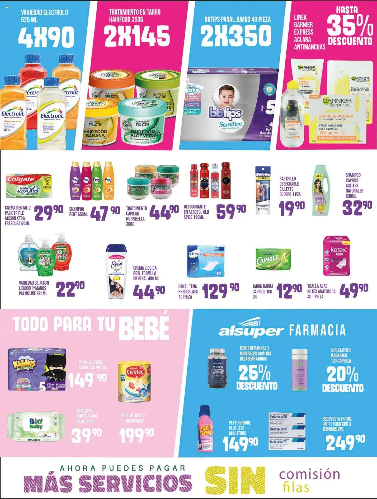 Nuevas ofertas de Alsuper válidas en toda la República Mexicana desde el 17.06.2025. ¡Encuentra las mejores ofertas en Alsuper folleto! | Página: 4 | Productos: Limón, Toallitas húmedas, Lima, Body