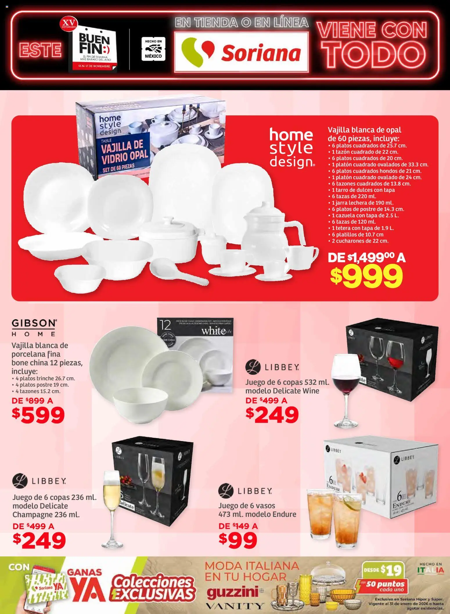 Nuevas ofertas de Soriana válidas en toda la República Mexicana desde el 13.11.2025. ¡Encuentra las mejores ofertas en Soriana Buen Fin ! | Página: 30 | Productos: Tetera, Dulces, Juego, Jarra