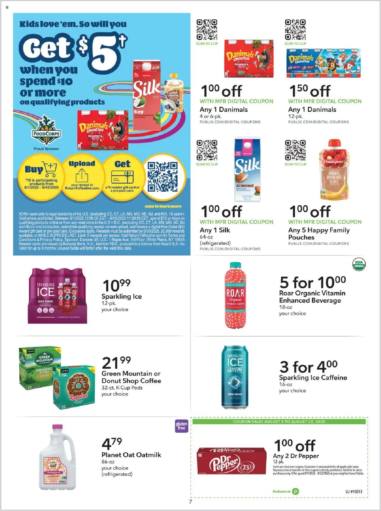 Publix Extra Savings - valid from 09.08.2025 | Page: 7 | Products: Vitamin, Clip, Sugar, Pepper