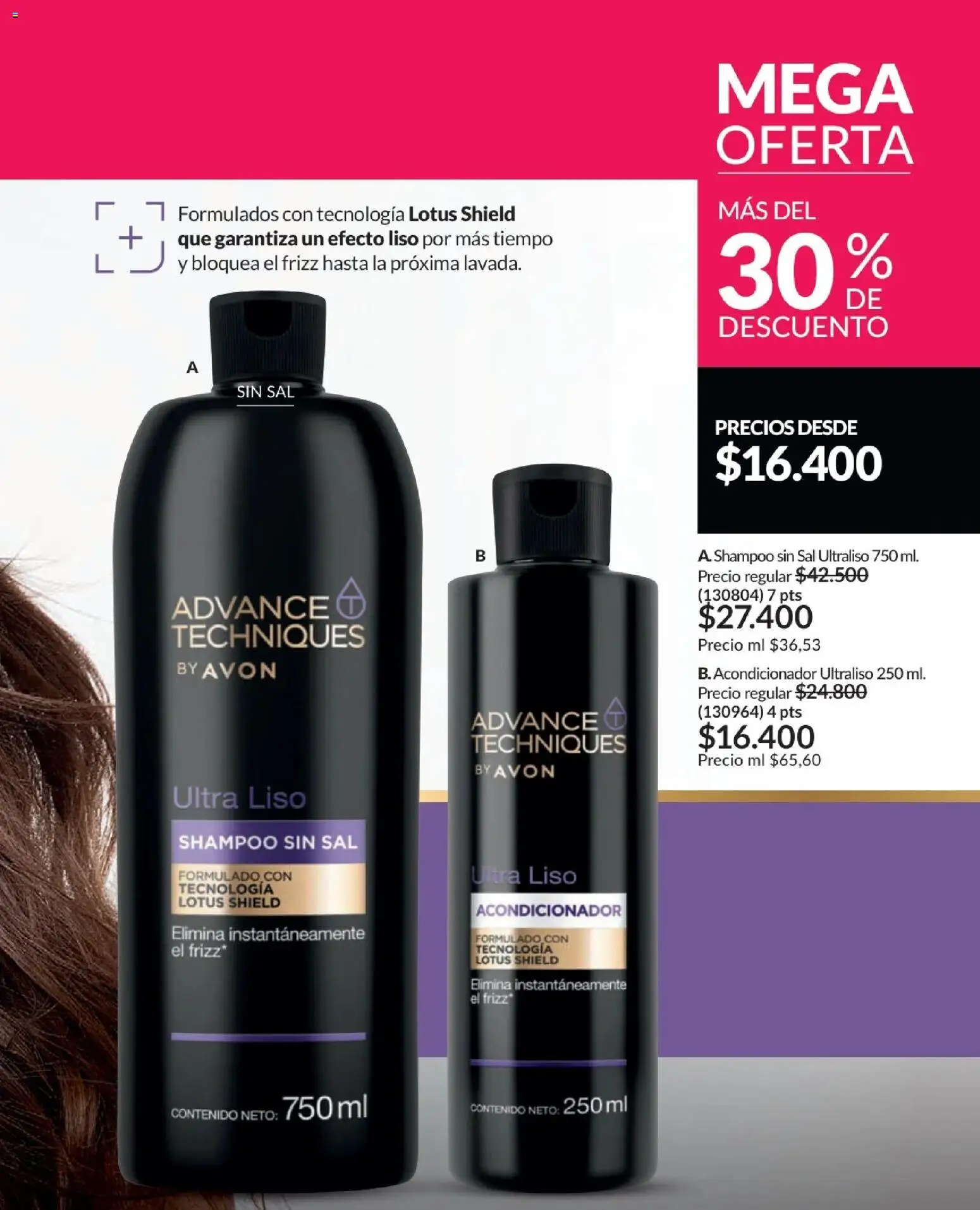 Avon revista - valida desde el 01.12.2025 | Página: 156 | Productos: Sal, Shampoo, Acondicionador