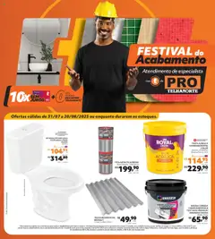 Telhanorte - Ofertas Pro - Pré-Visualização do folheto da loja Telhanorte, válido de 31.07.2025
