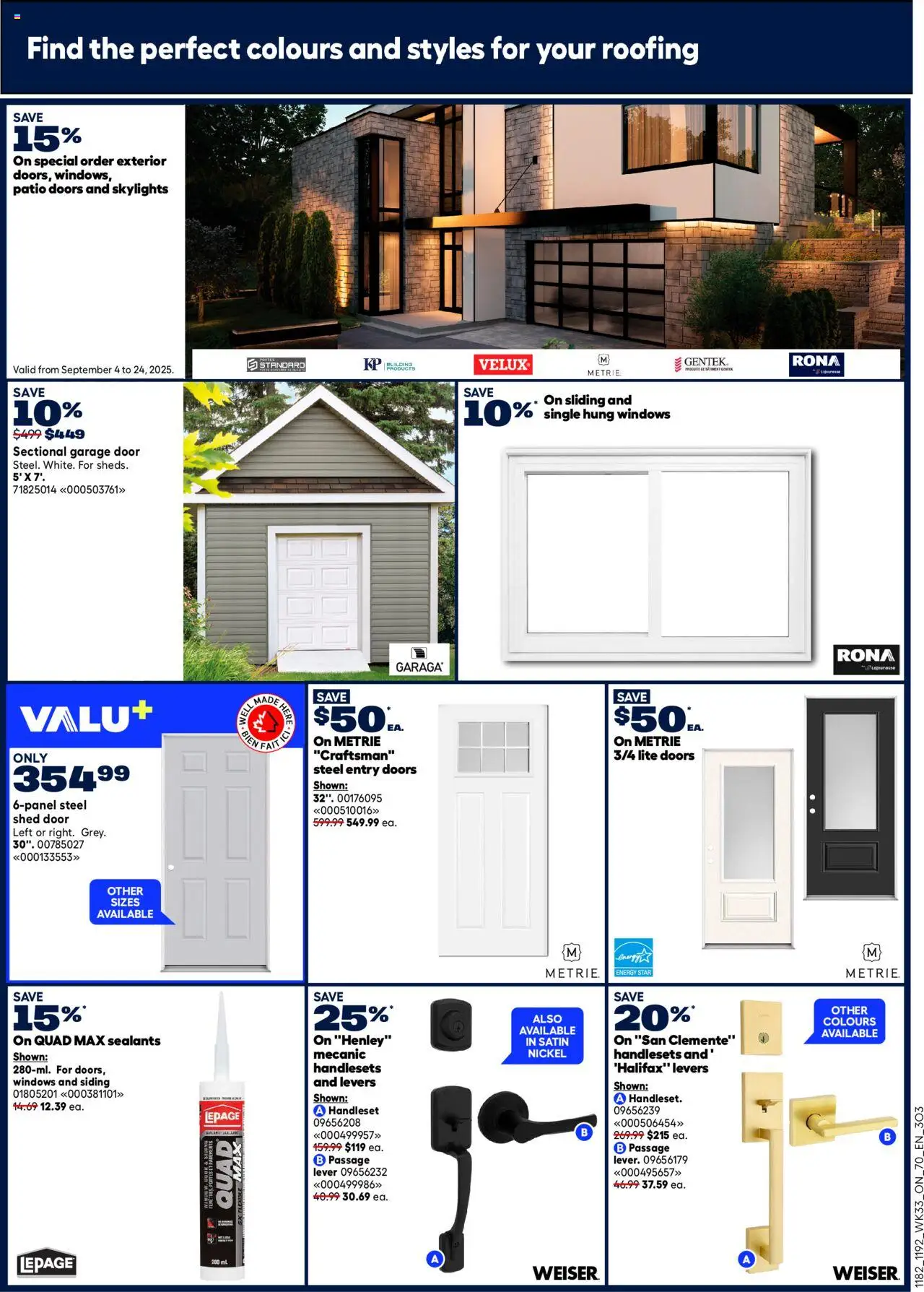 Rona flyer valid from 11.09.2025 | Page: 10