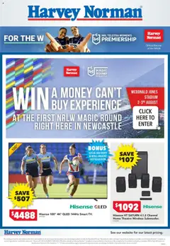 Preview of Harvey Norman NRLW – TV & Audio - valid from 17.07.2025