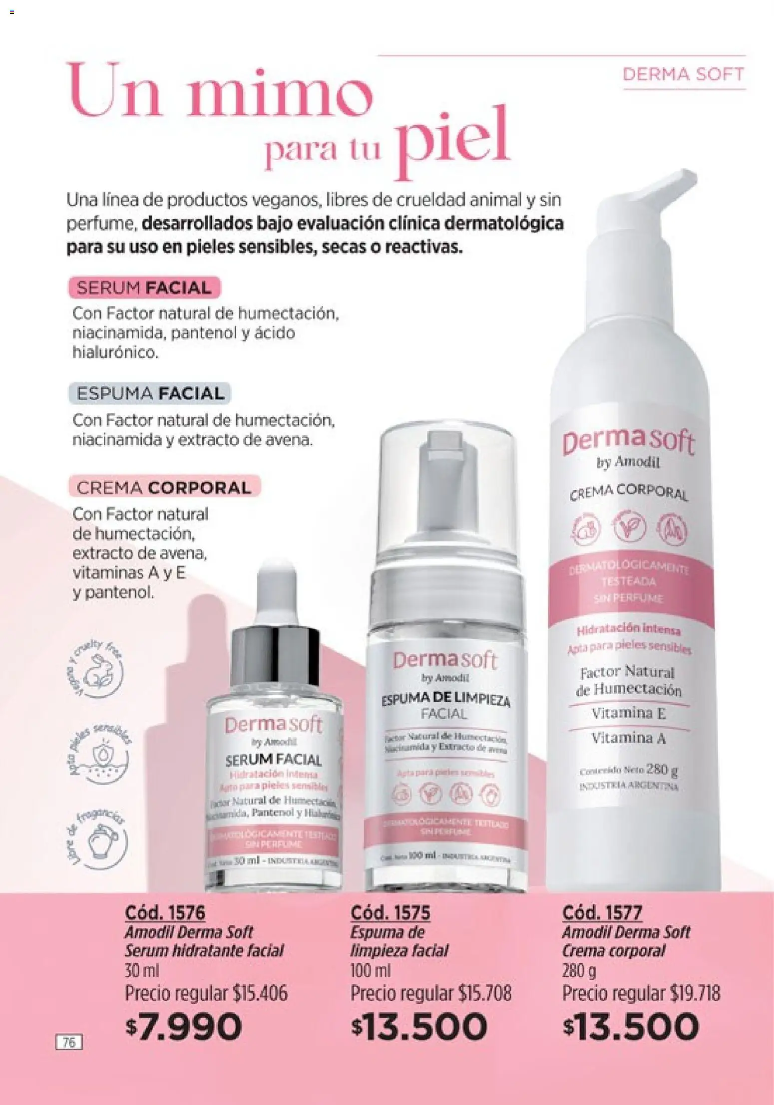 Catálogo Amodil Campaña 2 │ válido desde el 01.02.2026 | Página: 76 | Productos: Vitaminas, Perfume, Espuma, Crema