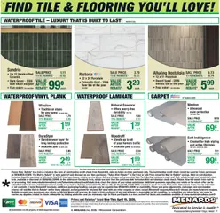 Preview of Menards weekly ads valid from 09.04.2026 | Page: 18 | Products: Box, Carpet, Date