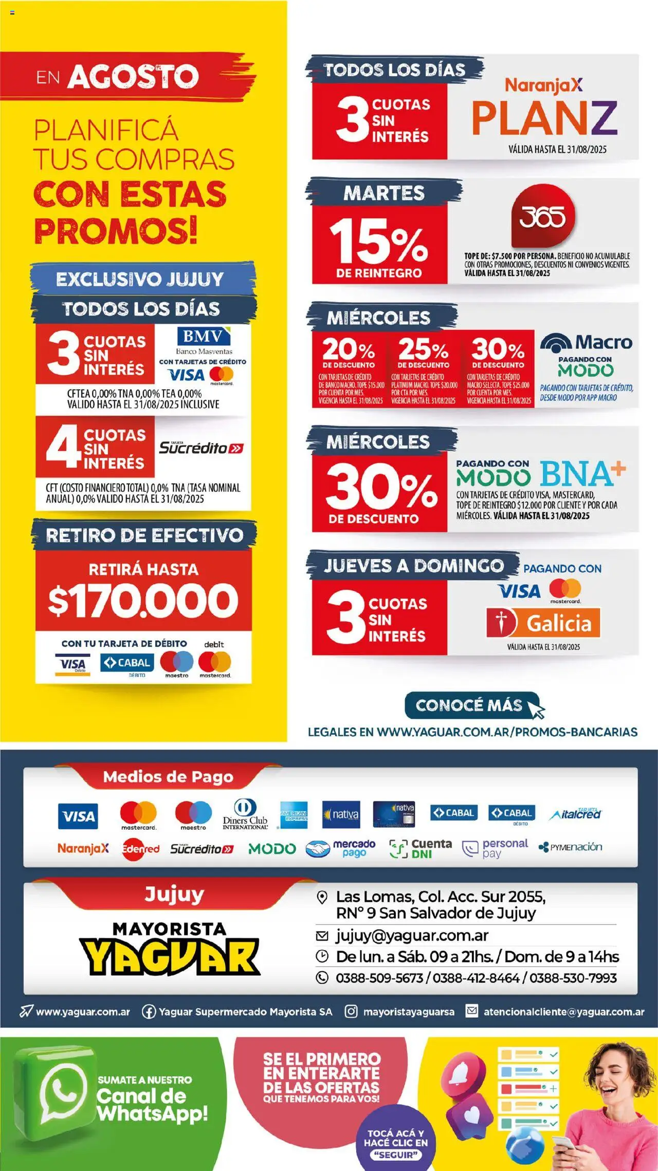 Yaguar - Jujuy │ válido desde el 04.08.2025 | Página: 33 | Productos: Banco