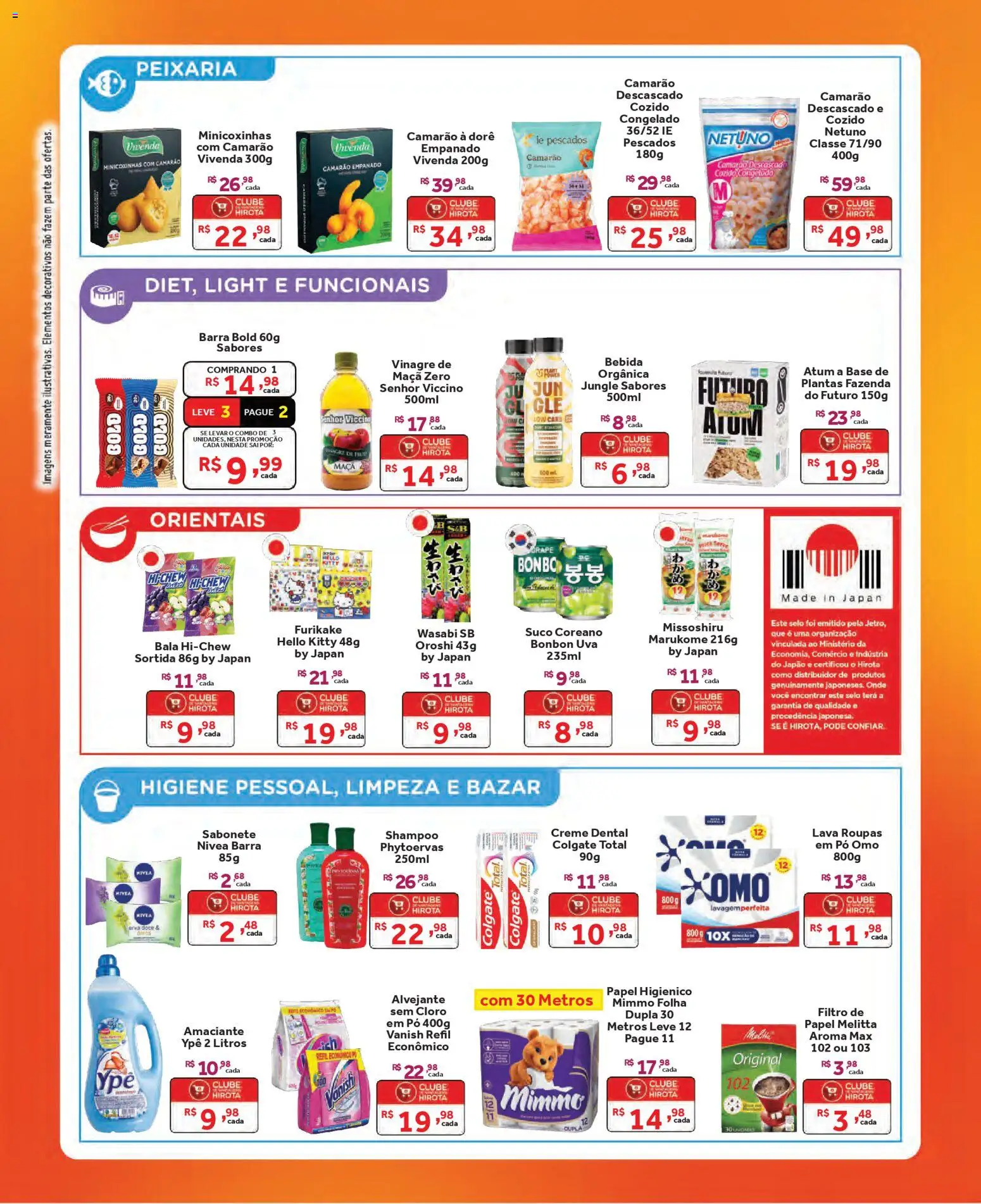 Hirota Food Folheto - válido de 15.04.2026 | Página: 4 | Produtos: Creme, Bebida, Papel higiênico, Amaciante
