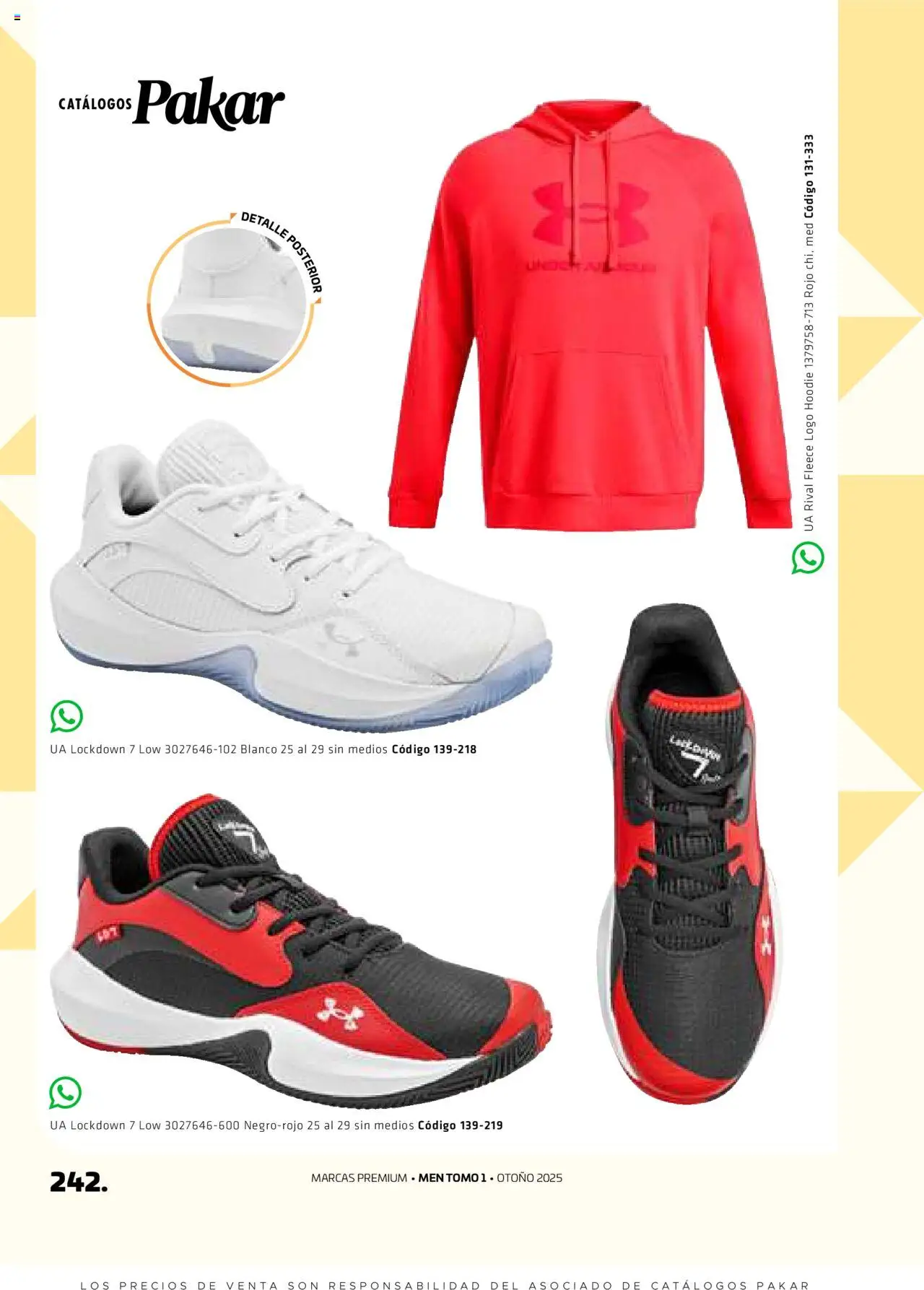 Nuevas ofertas de SC Pakar válidas en toda la República Mexicana desde el 29.08.2025. ¡Encuentra las mejores ofertas en SC Pakar - Catálogo Otoño Men Tomo 1! | Página: 242