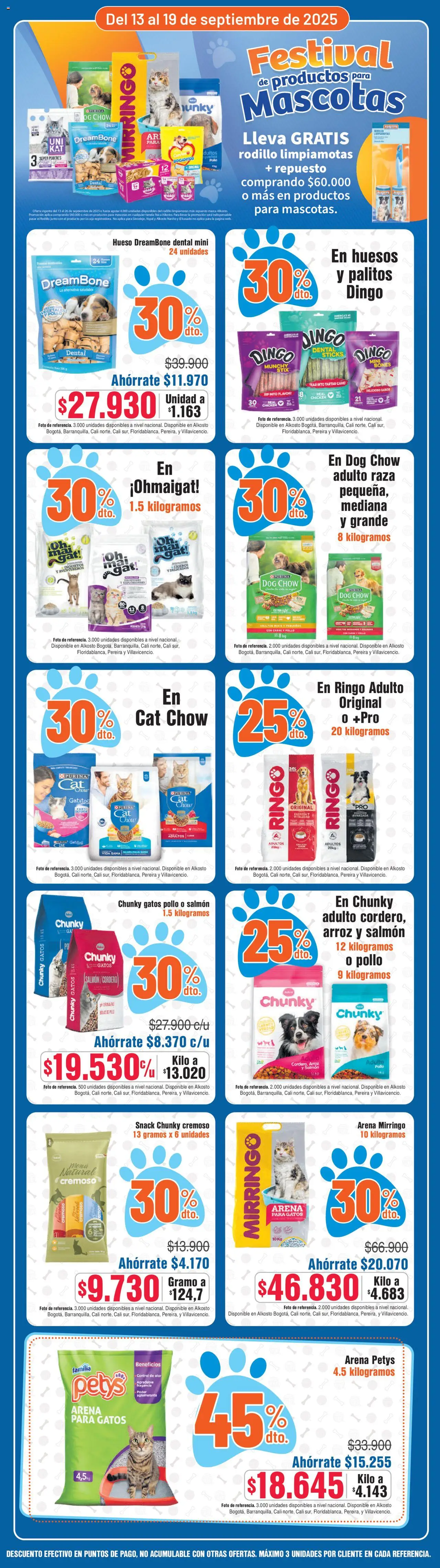 Alkosto revista - valida desde el 13.09.2025 | Página: 6 | Productos: Arroz, Pollo, Rodillo, Fragancia