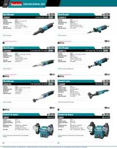 Vista previa de Makita - Catálogo, nuevo folleto de la tienda, válido en México a partir del 04.09.2025 | Página: 120 | Productos: Cable, Disco, Banco, Llave
