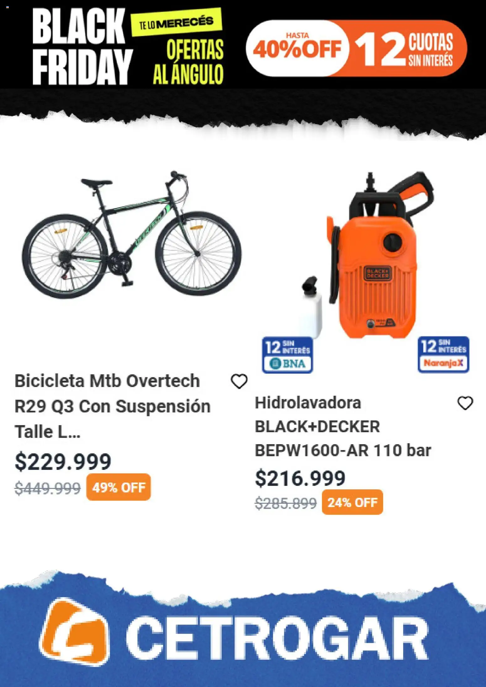Cetrogar Black Friday │ válido desde el 27.11.2025 | Página: 4 | Productos: Hidrolavadora, Té