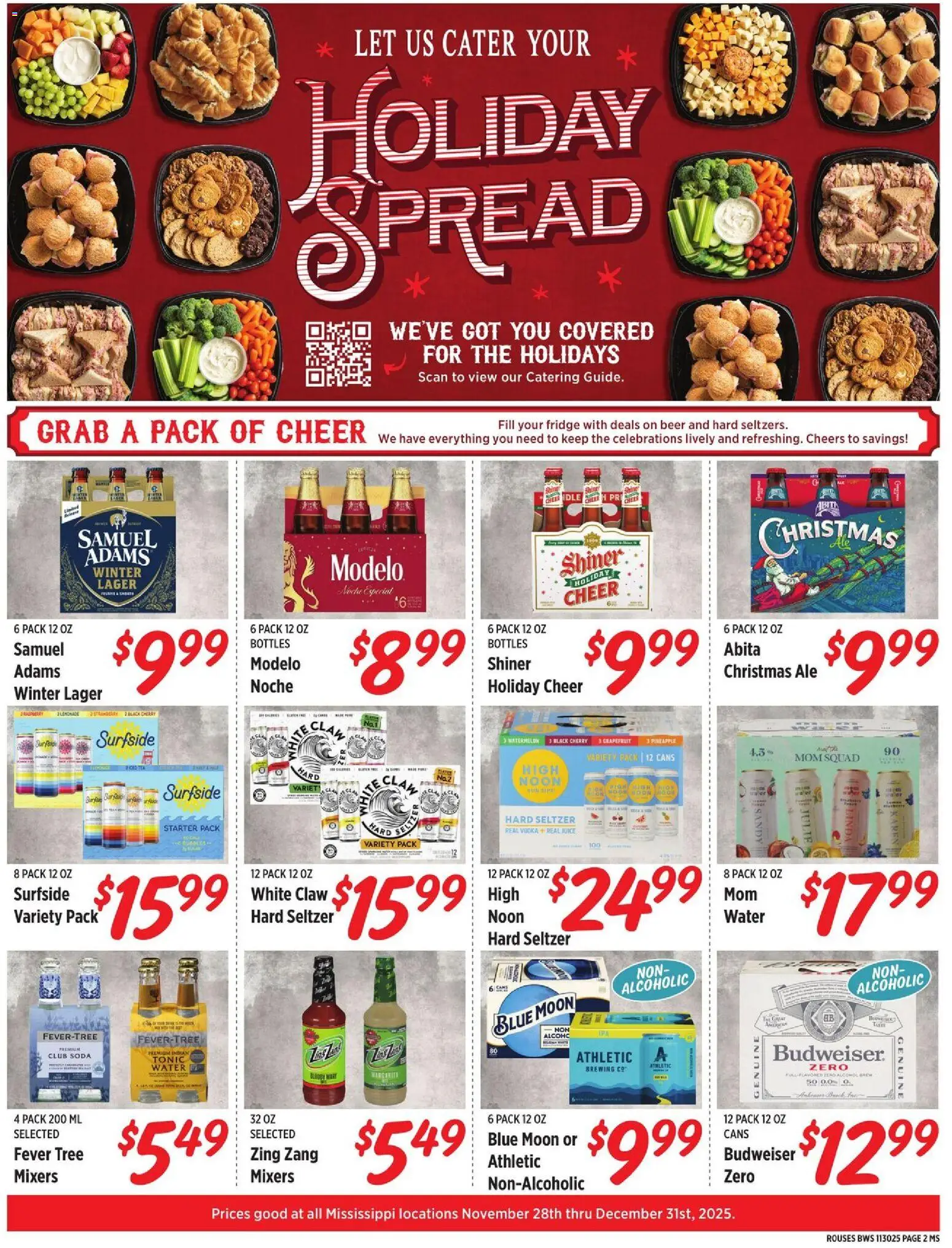 Rouses Alcohol Flyer - valid from 28.11.2025 | Page: 2 | Products: Beer, Grapefruit, Watermelon, Raspberry