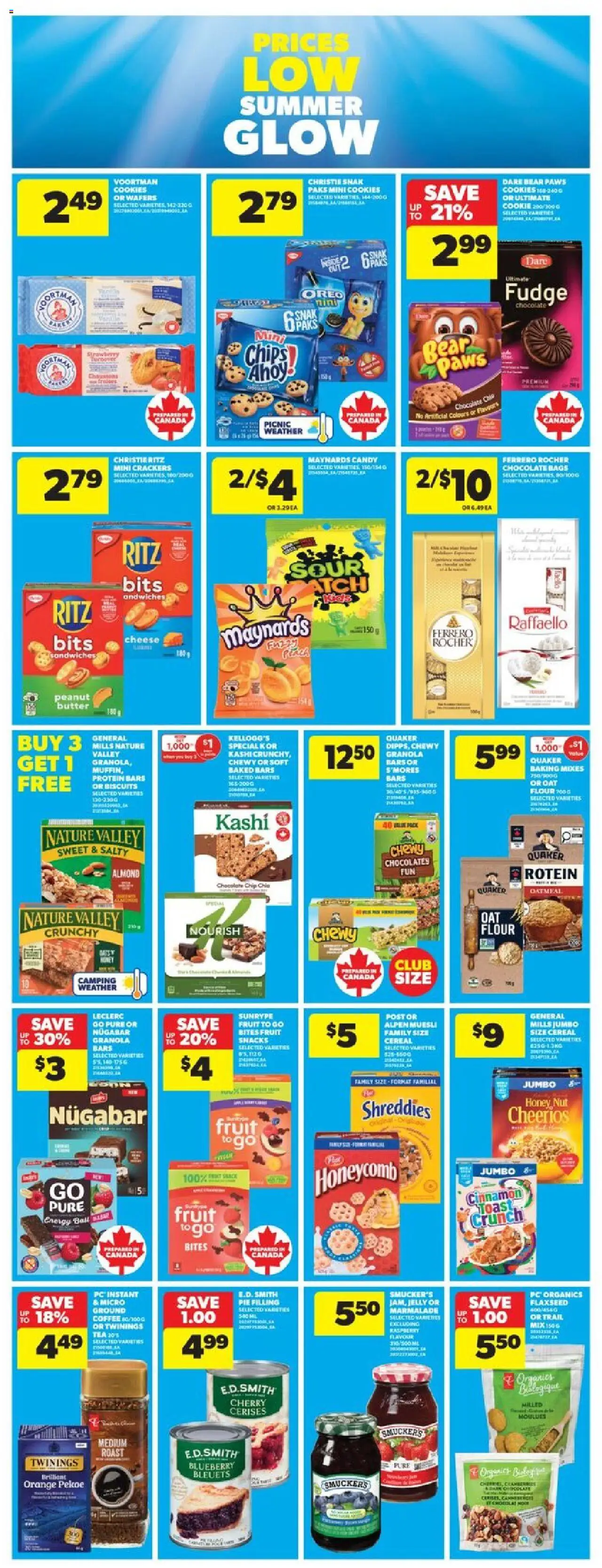 Real Canadian Superstore flyer valid from 31.07.2025 | Page: 15 | Products: Chips, PC, Coffee, Chocolate