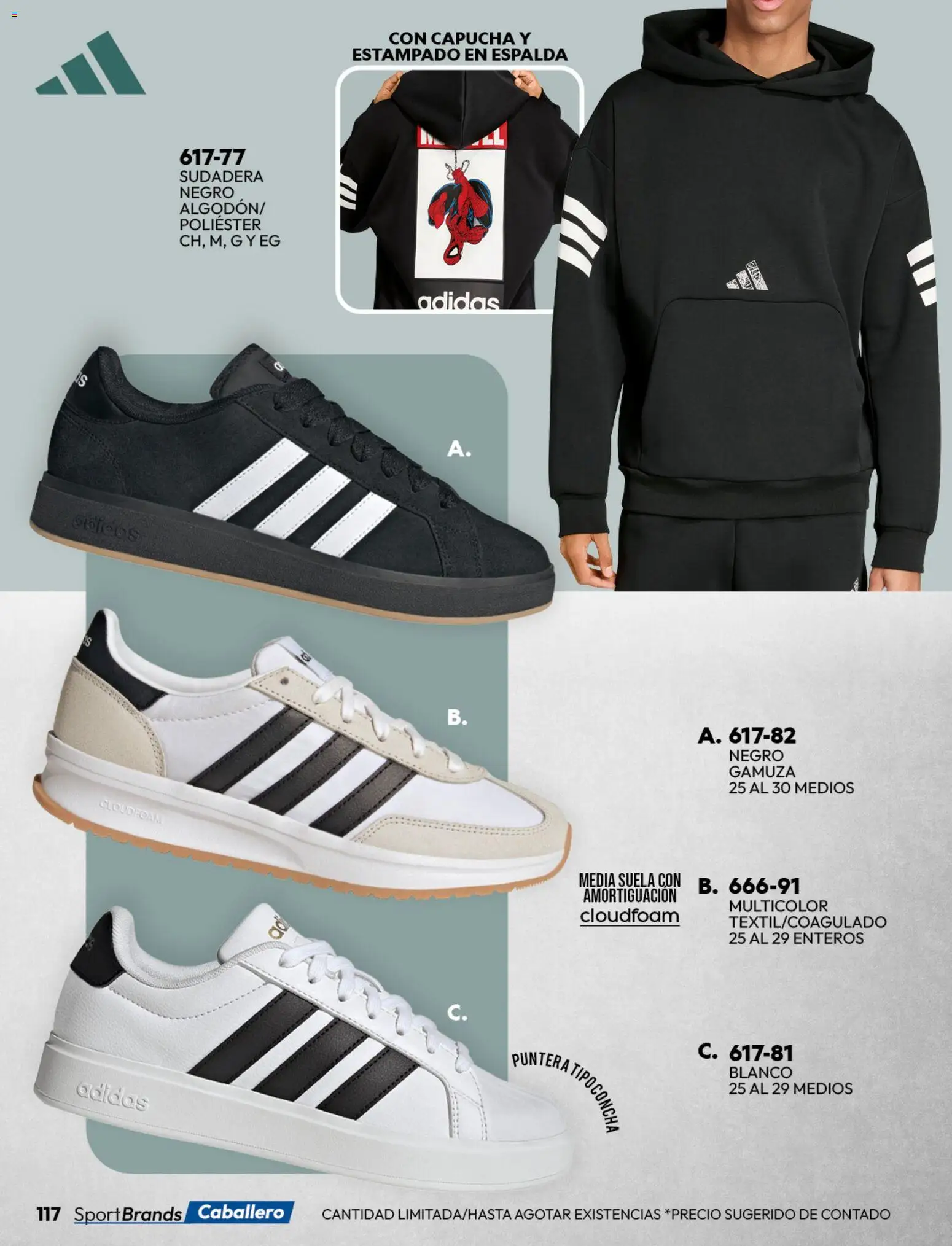 Nuevas ofertas de Cklass válidas en toda la República Mexicana desde el 02.01.2026. ¡Encuentra las mejores ofertas en Cklass catálogo Sportbrands! | Página: 143 | Productos: Gamuza, Sudadera