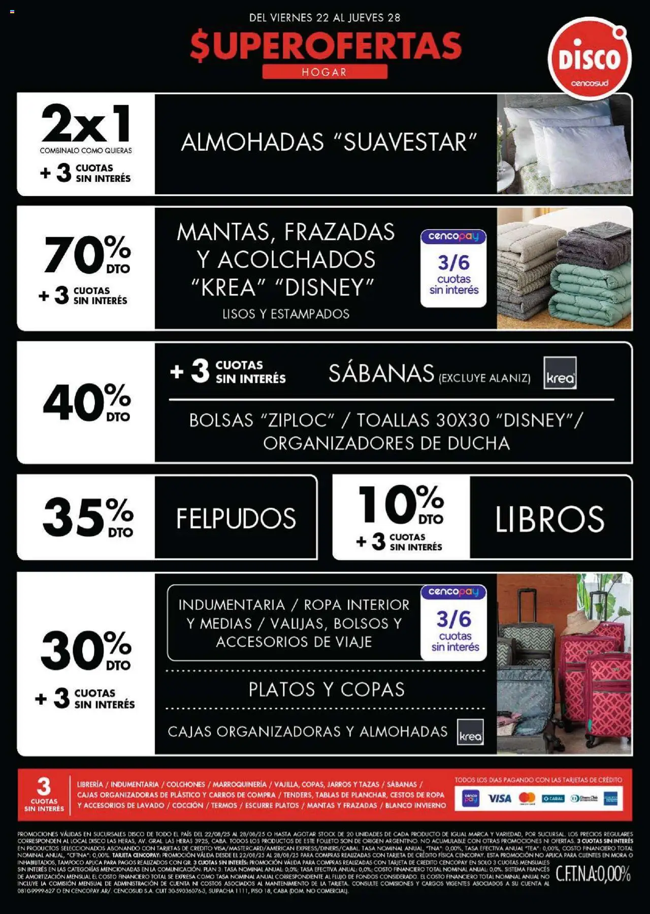 Disco - Non food │ válido desde el 22.08.2025 | Página: 2 | Productos: Disco, Toallas, Ropa interior, Medias