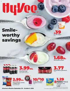 Preview of HyVee weekly ads valid from 29.09.2025