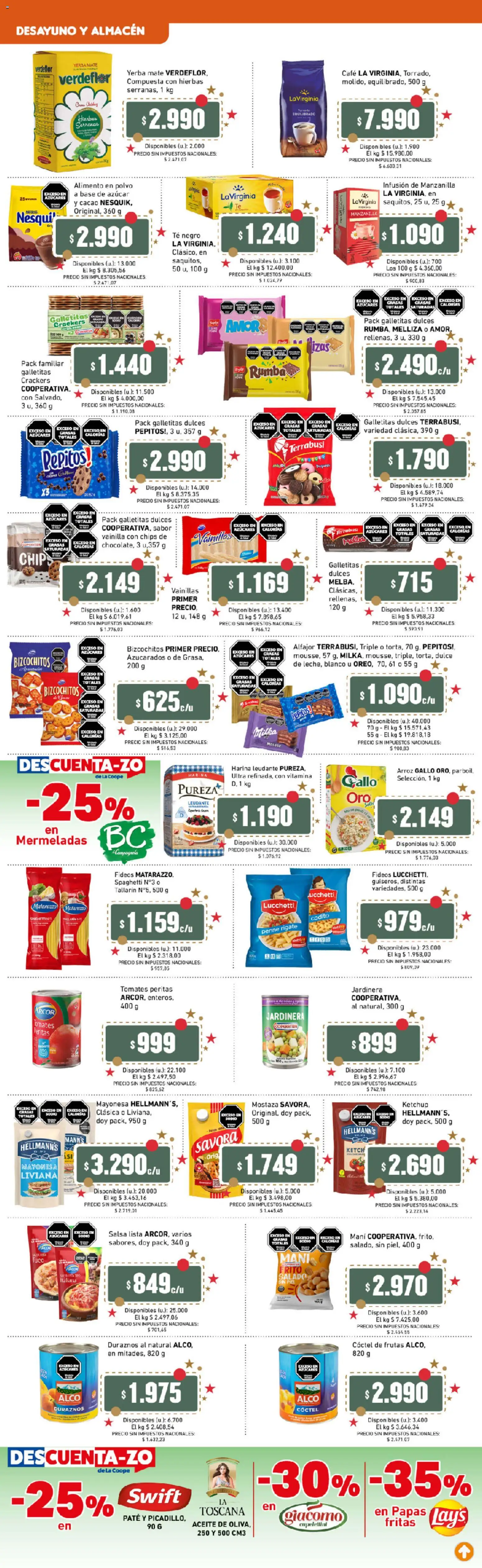 Cooperativa Obrera - Ahorrón │ válido desde el 27.11.2025 | Página: 2 | Productos: Harina, Aceite, Polvo, Tomates