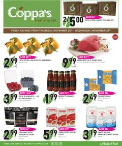 Preview of Coppas Fresh Market weekly flyer / circulaire from shop Coppas Fresh Market valid from 20.11.2025