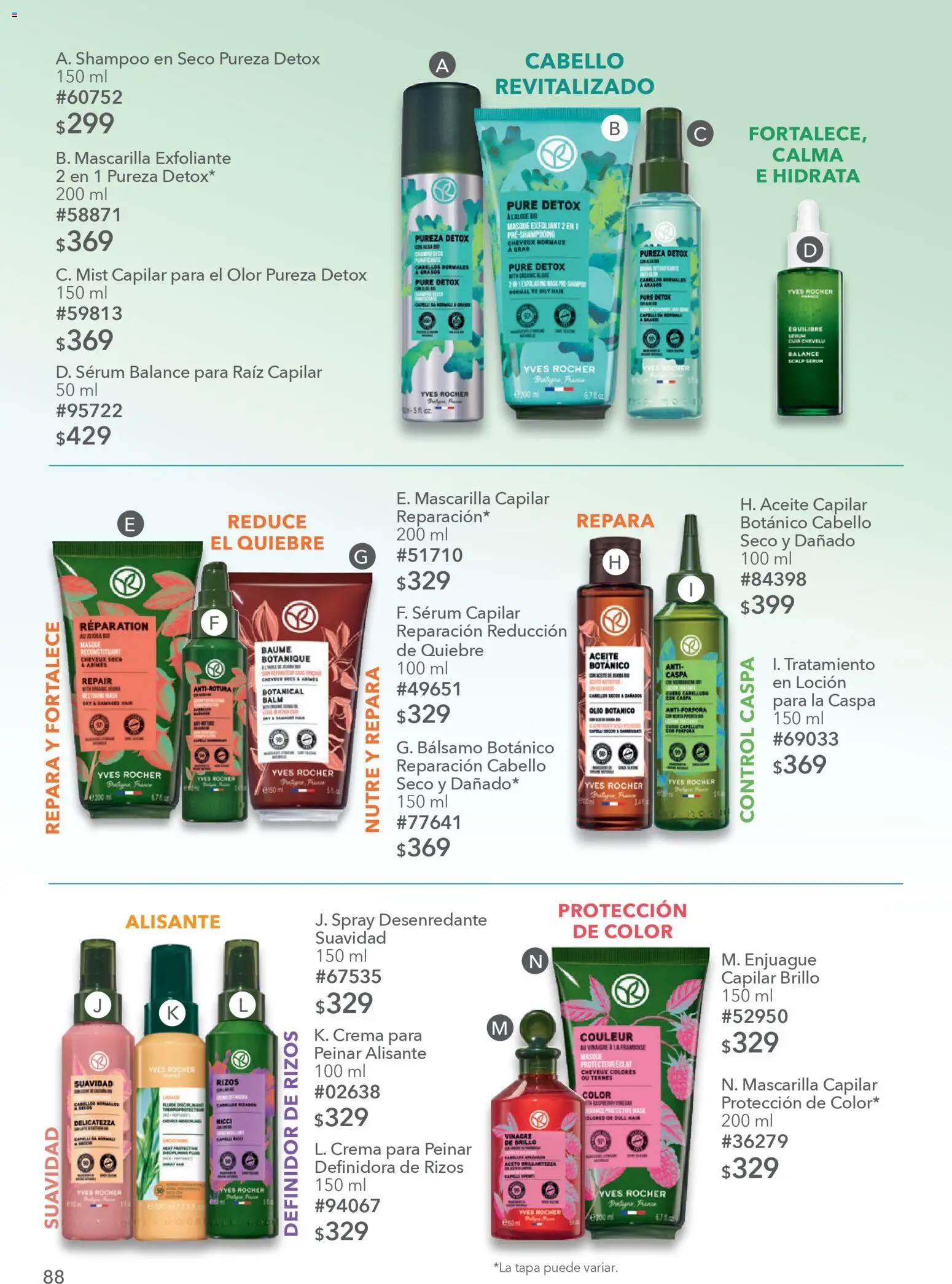 Nuevas ofertas de Yves Rocher válidas en toda la República Mexicana desde el 30.12.2025. ¡Encuentra las mejores ofertas en Yves Rocher campaña 1 2026! | Página: 90 | Productos: Vinagre, Serum, Crema, Mascarilla