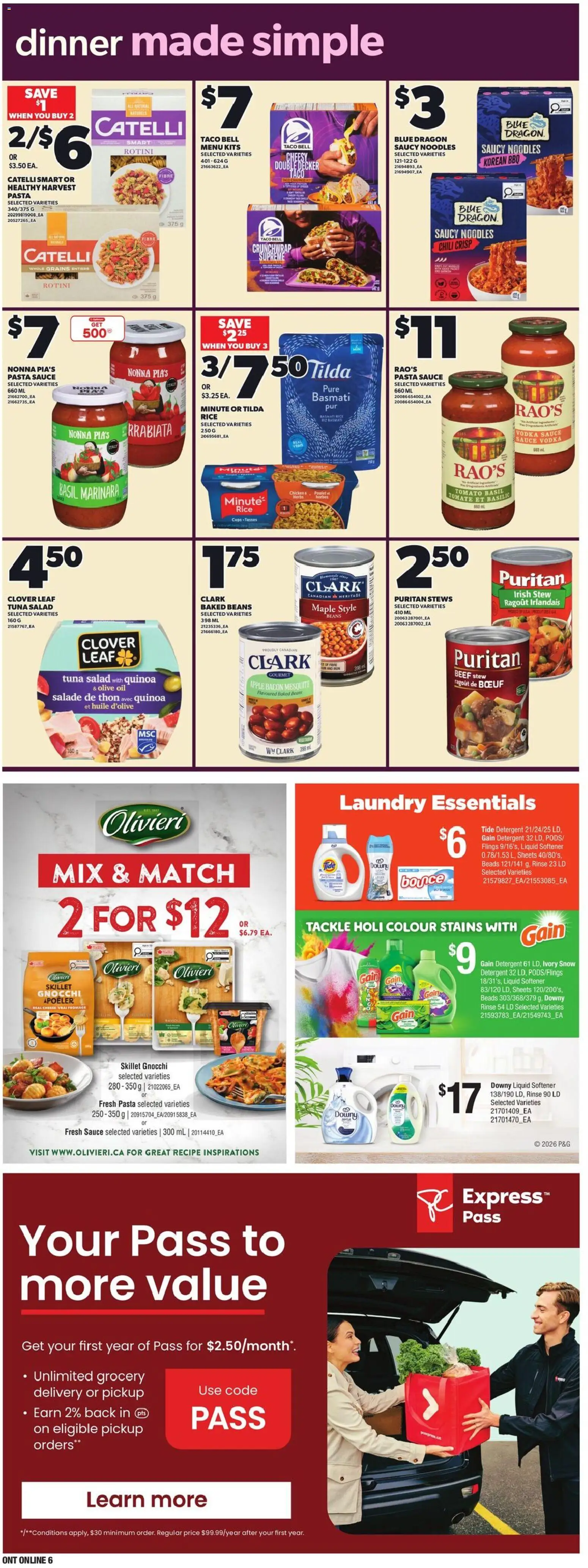 Independent Grocer flyer valid from 05.03.2026 | Page: 16 | Products: Noodles, Pasta, Salad, Oil