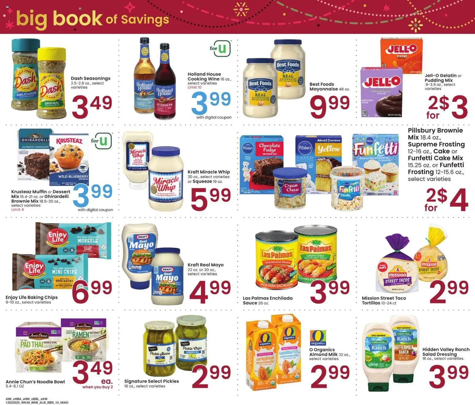 Albertsons Big Book of Savings - valid from 02.12.2025 | Page: 14 | Products: Chocolate, Chips, Garlic, Cupcake
