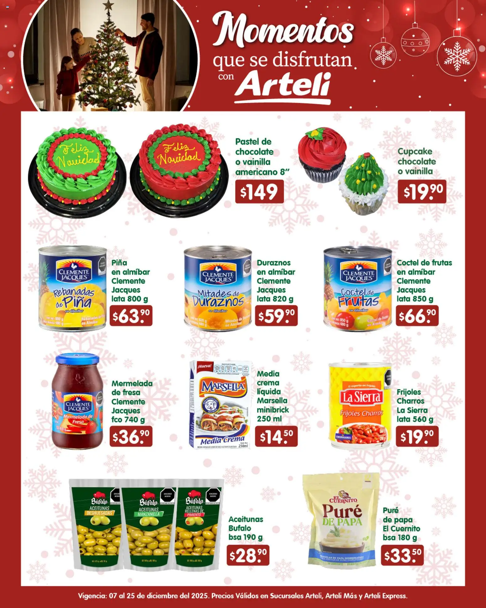Nuevas ofertas de Arteli válidas en toda la República Mexicana desde el 07.12.2025. ¡Encuentra las mejores ofertas en Arteli folleto Quincenal! | Página: 2 | Productos: Cuernito, Pastel, Chocolate, Pimiento