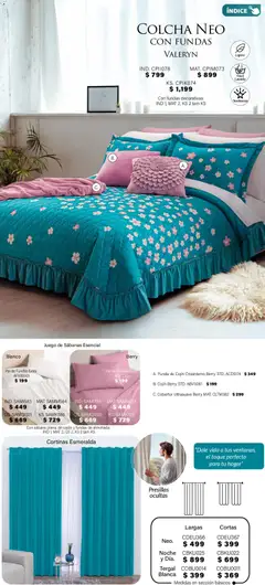 Vista previa de Colchas Concord Buen Fin, nuevo folleto de la tienda, válido en México a partir del 01.11.2025 | Página: 83 | Productos: Cobertor, Juego, Funda, Sabanas