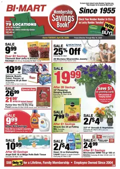Preview of Bi-Mart weekly ads valid from 28.04.2026