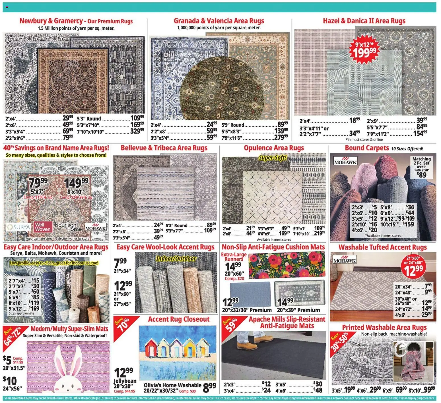 Ocean State Job Lot Weekly Ad - valid from 19.02.2026 | Page: 4 | Products: Yarn, Cushion