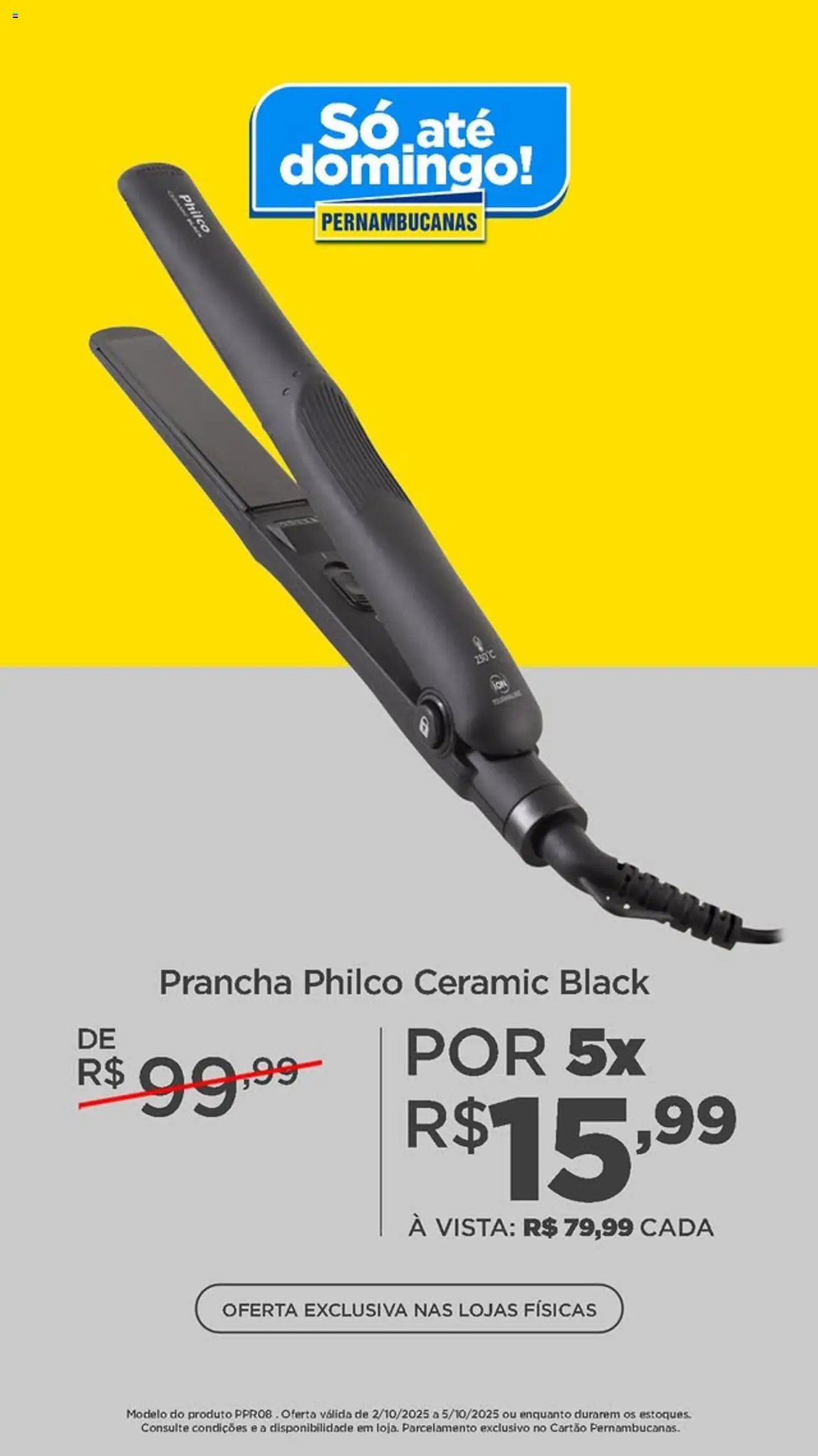 Pernambucanas Folheto - válido de 02.10.2025 | Página: 8 | Produtos: Prancha