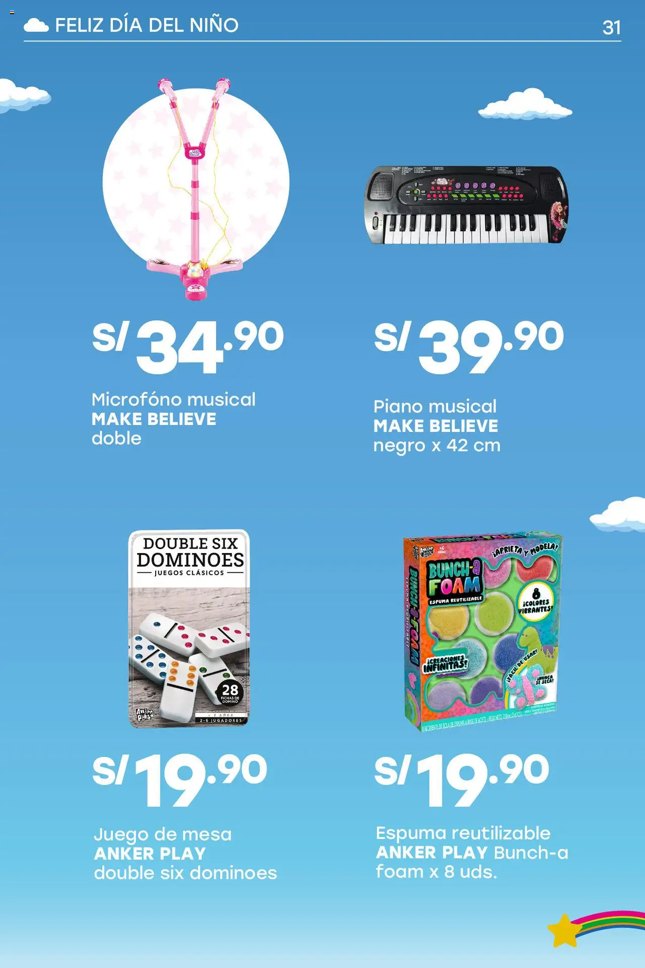 Catálogo Tottus válido desde 31.07.2025 | Página: 32 | Productos: Mesa, Aceite, Juego, Peso